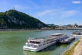 Danube River cruises & boat tours in Budapest, Hungary Royalty Free Stock Photo