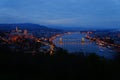 Night view of Danube River