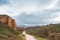 Danxia landform Royalty Free Stock Photo