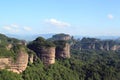 Danxia mountain Royalty Free Stock Photo