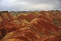 The Danxia Mountain Royalty Free Stock Photo