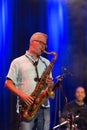 Dany Roy on Saxophone at Tremblant International Blues Festival - July 13, 2018