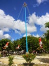 The Danza de los Voladores Dance of the Flyers Royalty Free Stock Photo