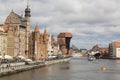 Danzig, Poland - July 7 2016: Gdansk old city in Poland Royalty Free Stock Photo