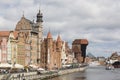 Danzig, Poland - July 7 2016: Gdansk old city in Poland Royalty Free Stock Photo