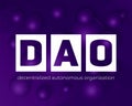 DAO design, decentralized autonomous organization