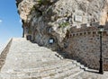 Moni Panagias Elonis. The monastery is located in the Daphnon gorge. Royalty Free Stock Photo