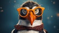 The Dapper Penguin: A Stylish Portrait Of An Avian Gentleman