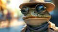 Dapper toad hops through