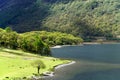 Dappled sunlight on the shore of Buttermere