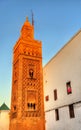 Dar El Makhzen Mosque in the old medina of Casablanca, Morocco