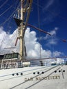 Dar Mlodziezy Tall Ship in Gdynia port