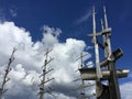 Dar Pomorza and Monument of Sailors, Gdynia, Poland Royalty Free Stock Photo