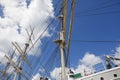 Dar Pomorza, the tall-ship, masts and rigging
