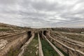 Dara Ancient City. Dara aqueducts, tare cisterns. Ancient Water Channels in the Ancient City of Dara in Mardin, Turkey