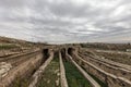 Dara Ancient City. Dara aqueducts, tare cisterns. Ancient Water Channels in the Ancient City of Dara in Mardin, Turkey