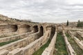 Dara Ancient City. Dara aqueducts, tare cisterns. Ancient Water Channels in the Ancient City of Dara in Mardin, Turkey