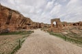 Dara ruins is an ancient city consisting of many interconnected caves in rocks. Dara Ancient City. Mesopotamia. Mardin, Turkey.