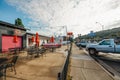 Dara Thai Cafe, Historical Route 66, Arizona. Street view, facade, city style