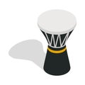 Darbuka, percussive musical instrument icon