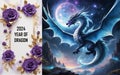 Dargon Chinese new year , 2024 the year of Drago, Created using generative AI