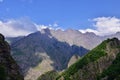 Dariali Gorge near the Kazbegi city Royalty Free Stock Photo