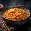 A daring combination of sour yeast and fiery spices infuses the rice with an unmatched, bold taste profile Royalty Free Stock Photo