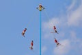 Dance of the papantla Flyers in tajin veracruz VI