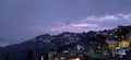 Darjeeling city at night. Royalty Free Stock Photo