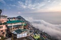 Darjeeling foggy day Royalty Free Stock Photo