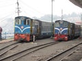 The Darjeeling Himalayan Railway at Darjeeling Station .
