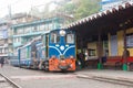 Darjeeling Himalayan Railway near Ghum Railway Station in Darjeeling, West Bengal, India.