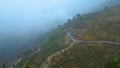 Darjeeling landscape Tea Garden and Batasia Loop Aerial View and Toy Train Darjeeling