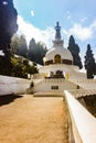 Japanese Peace Pagoda on Jalapahar Hill, Darjeeling, West Bengal, India