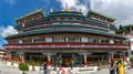 Darjeeling, west bengal, india - 10/10/2019 : one of the biggest monasteries in darjeeling is Druk Sangag Choling Monastery and it