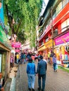 Darjeeling, West bengal, india, people walking in the streets of darjeeling mall road