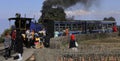 Toy train ride, UNESCO world heritage Darjeeling Himalayan Railway at Batasia Loop