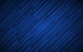 Dark abstract background with blue and black slanting lines, striped pattern