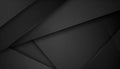Black Geometric Overlapping Planes Abstract Background Royalty Free Stock Photo