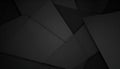 Black Geometric Layered Abstract Background with Subtle Texture Royalty Free Stock Photo