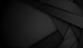 Black Geometric Layered Abstract Background Royalty Free Stock Photo
