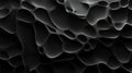 Dark abstract background with smooth, organic shapes creating mysterious and intriguing pattern., ai generative Royalty Free Stock Photo