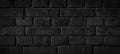 Dark abstract black anthracite gray grey painted colored damaged rustic grunge brick wall, masonry, brickwork texture background Royalty Free Stock Photo