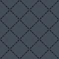 Dark abstract geometric grid seamless pattern. Black and gray vector background Royalty Free Stock Photo