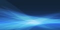 Dark Abstract Minimalist Blue and Black Wavy Flowing Translucent Overlapping 3D Geometric Shapes - Background Design