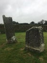 A Dark Age Grave Marker in Bodmin Moor Royalty Free Stock Photo