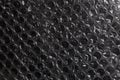 dark air bubble wrap - real life close-up texture and background Royalty Free Stock Photo