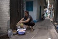 Narrow alley in Ho Chi Minh city