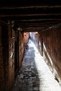 Dark alley in Marrakesh Royalty Free Stock Photo
