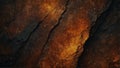 dark amber to burnt sienna gradient color rough grunge rock texture close-up ai generated